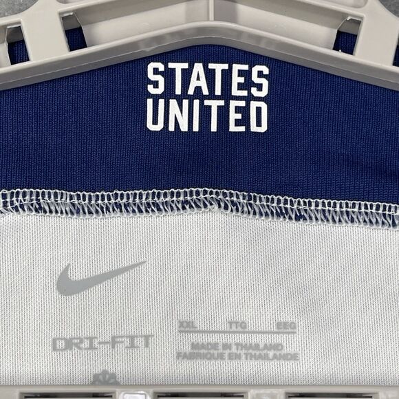 Nike Team USA Soccer Jersey Men XXL 2XL White Loyal USMNT Stadium Home Kit 22/23 - Picture 2 of 11
